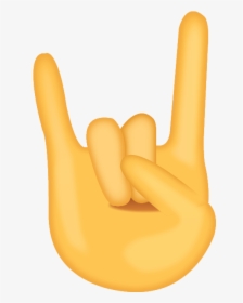 Party Horn Emoji Png - Sign Of The Horns Emoji Png, Transparent Png, Free Download
