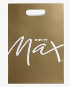 Kraft Paper Gift Bag With Die Cut Handles - Calligraphy, HD Png Download, Free Download