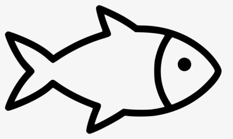 Fish Svg Png Icon Free Download - Black And White Fish Png, Transparent Png, Free Download