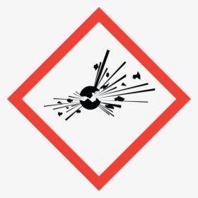 Exploding Bomb - Ghs Pictograms Explosive, HD Png Download, Free Download