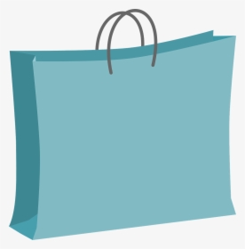Clip Art Brown Bag Free Clip - Blue Shopping Bag Png, Transparent Png, Free Download