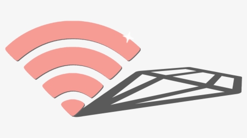 13 Octbetterwifi Rock Solid Wifi Symbol With Diamond - Graphic Design, HD Png Download, Free Download