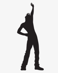 Dancing Man Silhouette Png - Clip Art Black And White Dancing Shoes, Transparent Png, Free Download
