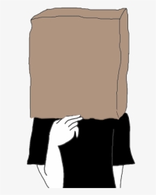 Paper Bag Over Your Head - Person With Bag Over Head, HD Png Download, Free Download