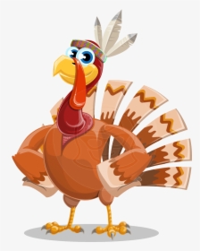 Snoody The Native Turkey - Happy Turkey With Thumbs Up, HD Png Download, Free Download