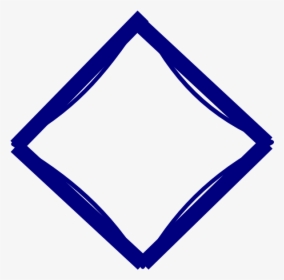 Rhombus Free Download Best - Blue Diamond Shape Vector, HD Png Download, Free Download