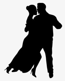 Couple Dancing Silhouette Png, Transparent Png, Free Download