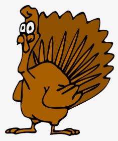 Simple, Thanksgiving, Turkey, Cartoon, Bird, Animal - Turkey Animated, HD Png Download, Free Download