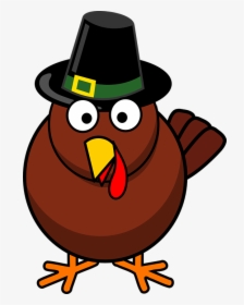 Cartoon, Fall, Thanksgiving, Turkey, Hat, Holiday - Turkey Clip Art, HD Png Download, Free Download