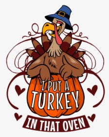 Turkey In The Oven Father - Cartoon, HD Png Download, Free Download