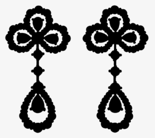 Diamond Jewellery Pear-shaped Drop Pearl Earrings Earring - Pearl Earrings Clipart Black And White, HD Png Download, Free Download