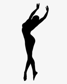 Clipart - Dance Girl Silhouette Png, Transparent Png, Free Download