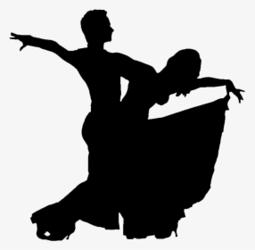 Dancer Clipart Dance Movement - Ballroom Dancers Silhouette, HD Png Download, Free Download