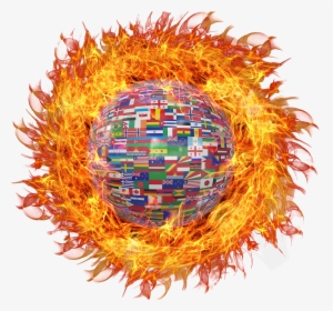 Fire Png Transparent Image - Transparent World On Fire, Png Download, Free Download