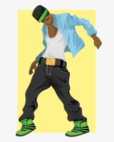 Dancer Man Male Free Picture - Boy Cartoon Hip Hop Dancer, HD Png Download, Free Download