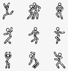 Dance Styles - Line Art, HD Png Download, Free Download