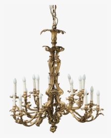 Victorian Chandelier , Png Download - Chandelier Rococo, Transparent Png, Free Download