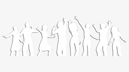 White People Png White Silhouette Of People Png - People Silhouette White Png, Transparent Png, Free Download