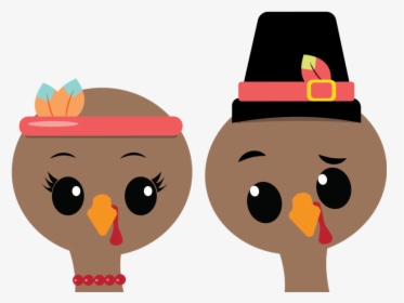 Turkey At Thanking Giving Day - Cartoon, HD Png Download, Free Download