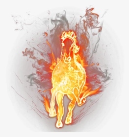 Fire Horse Wallpaper Free Transparent Image Hq Clipart - Horse Fire Png, Png Download, Free Download