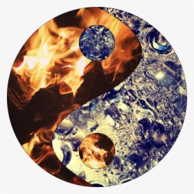Water And Fire Yin And Yang Necklace, HD Png Download, Free Download
