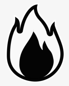 Fire Vector Png - Fire Vector Black And White, Transparent Png, Free Download
