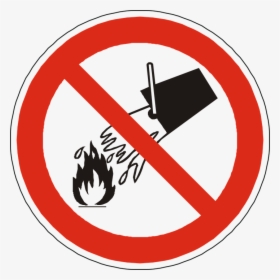 Free Vector Graphic - Do Not Extinguish With Water Sign, HD Png Download, Free Download