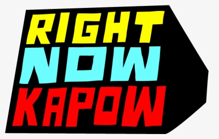 Disney Xd Right Now Kapow Clipart , Png Download - Right Now Kapow Logo, Transparent Png, Free Download