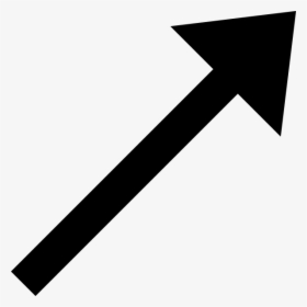 Free Vector Up Right Black Arrow Clip Art - Arrow Pointing Diagonally Up, HD Png Download, Free Download