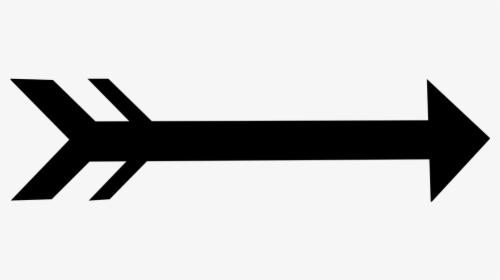 Arrow, Right, Direction, East, Forward, Black, Feathers - Arrow Shapes Transparent, HD Png Download, Free Download
