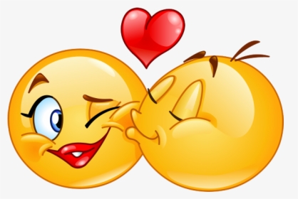 Kiss Smiley Transparent Background - Best Love Emoji, HD Png Download, Free Download