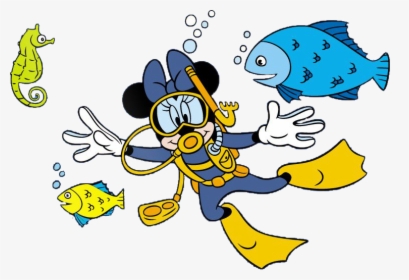 Gntl Kb Mickey Mouse - Mickey Mouse Clipart Swimming, HD Png Download, Free Download