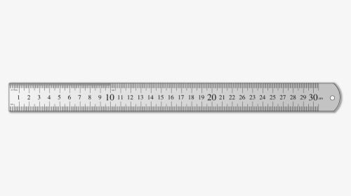 Ruler, Measure, Length, Meter, Cm, Centimeter, Office - Meter Stick Clipart Black And White, HD Png Download, Free Download