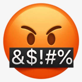 Angry Swearing Emoji, HD Png Download, Free Download