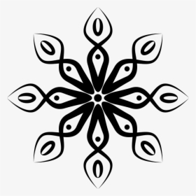 Ornament, Beautiful Flower, Symmetry, Flower, Theme - Black And White Symmetrical Designs, HD Png Download, Free Download