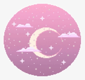 Gif Pixel Art Moon Tenor - Aesthetic Profile Picture Gif, HD Png Download, Free Download