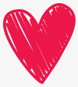 B C Pinterest - Scribble Heart Clipart, HD Png Download, Free Download