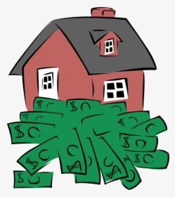House Sitting On A Pile Of Money Svg Clip Arts - Real Estate Clip Art Free, HD Png Download, Free Download