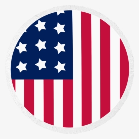 American Flag Circle Png - American Flag Round Png, Transparent Png, Free Download