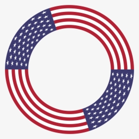 Transparent American Flag Clip Art Png - American Flag Circle Png, Png Download, Free Download