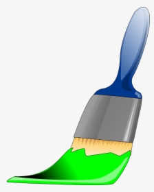 Paint Brush Clip Art Blue, HD Png Download, Free Download