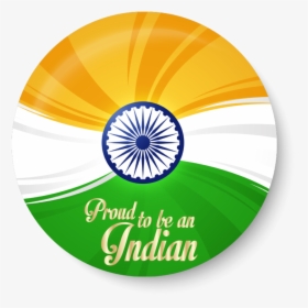 Indian Flag Circle Png - Indian Flag With Rakhi, Transparent Png, Free Download