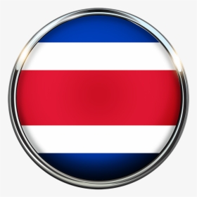 Costa Rica Flag Circle Transparent, HD Png Download, Free Download