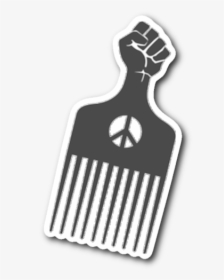 Afro Pick Sticker - Hair Pick Clip Art, HD Png Download, Free Download