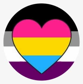 #circle #pansexual #panromantic #asexual #ace #pan - Asexual Panromantic Pride Flag, HD Png Download, Free Download