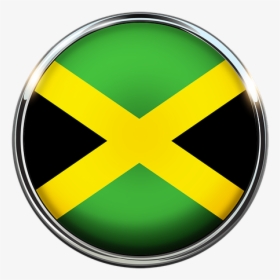 Jamaica, Flag, Circle, America, Caribbean - Jamaica Circulo, HD Png Download, Free Download