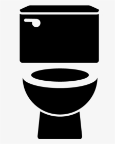 Toilet Icon Png - No Smoking In Toilet Sign, Transparent Png, Free Download