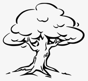 Life Clipart Gold Tree - Tree Black And White, HD Png Download, Free Download