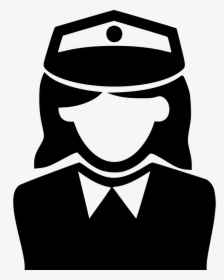 Police Woman Icon Png, Transparent Png, Free Download