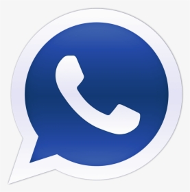 Blue Whatsapp Logo Clip Art - Whatsapp Png Transparent Background, Png Download, Free Download